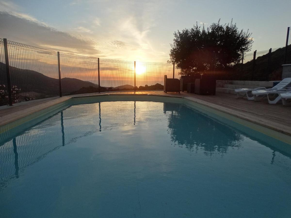 Gites Sassone, Vue Panoramique Sur Ajaccio Et La Mer Alata Exterior foto