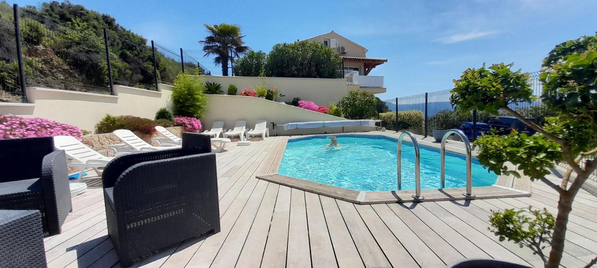 Gites Sassone, Vue Panoramique Sur Ajaccio Et La Mer Alata Exterior foto