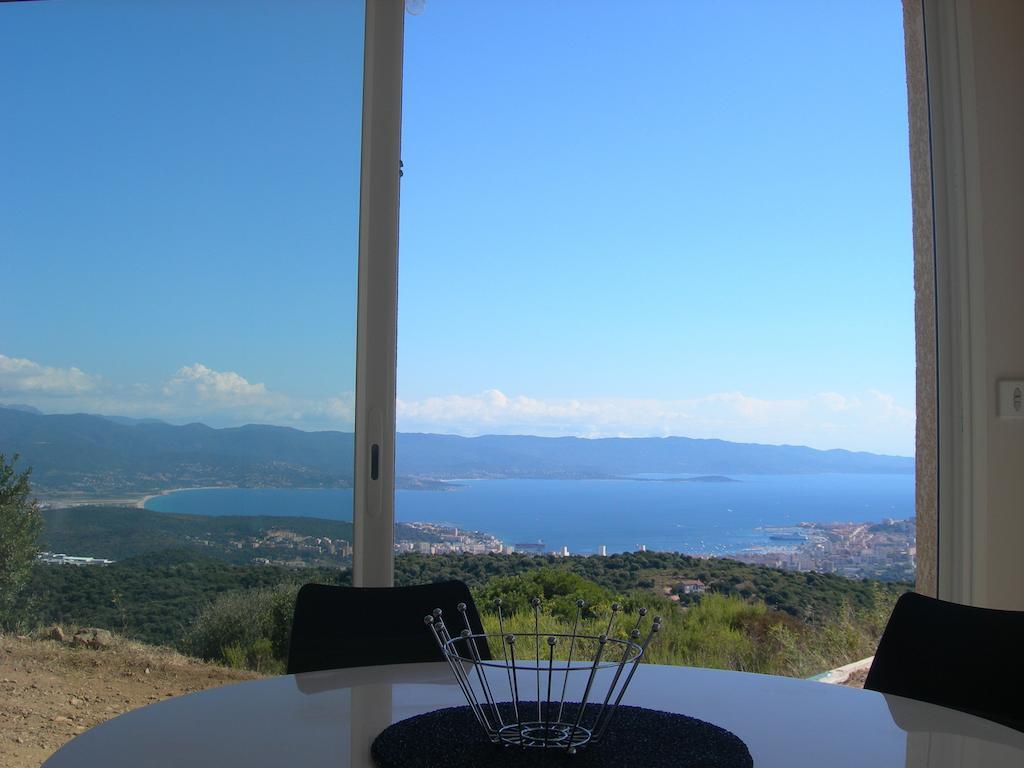 Gites Sassone, Vue Panoramique Sur Ajaccio Et La Mer Alata Zimmer foto